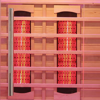 Blisspod | Venetian | Full Spectrum Indoor Premium Canadian Hemlock Low EMF Sauna | 10 Heaters | Chromotherapy & Reflexology | 2 Person