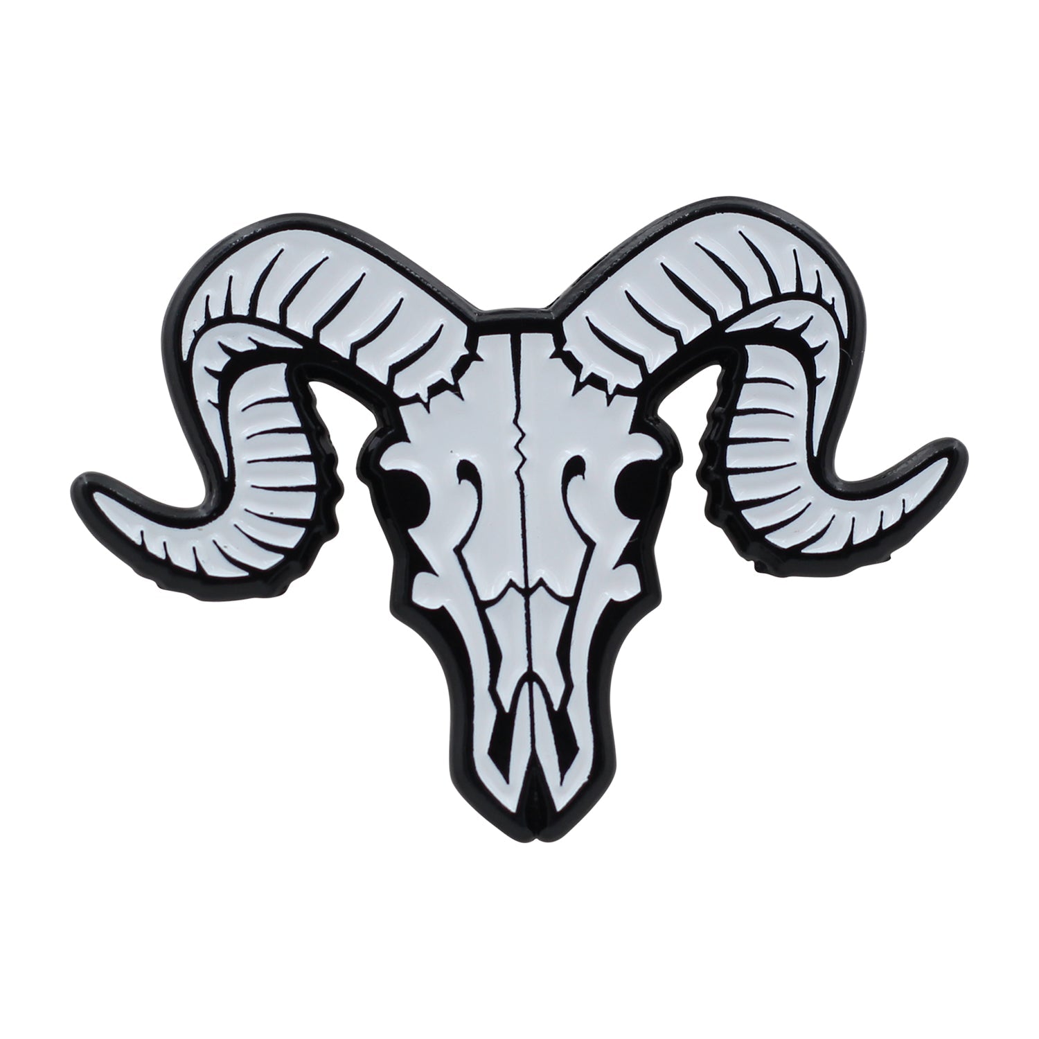 Ram Skull Pin - Occult / Baphomet Enamel Pin
