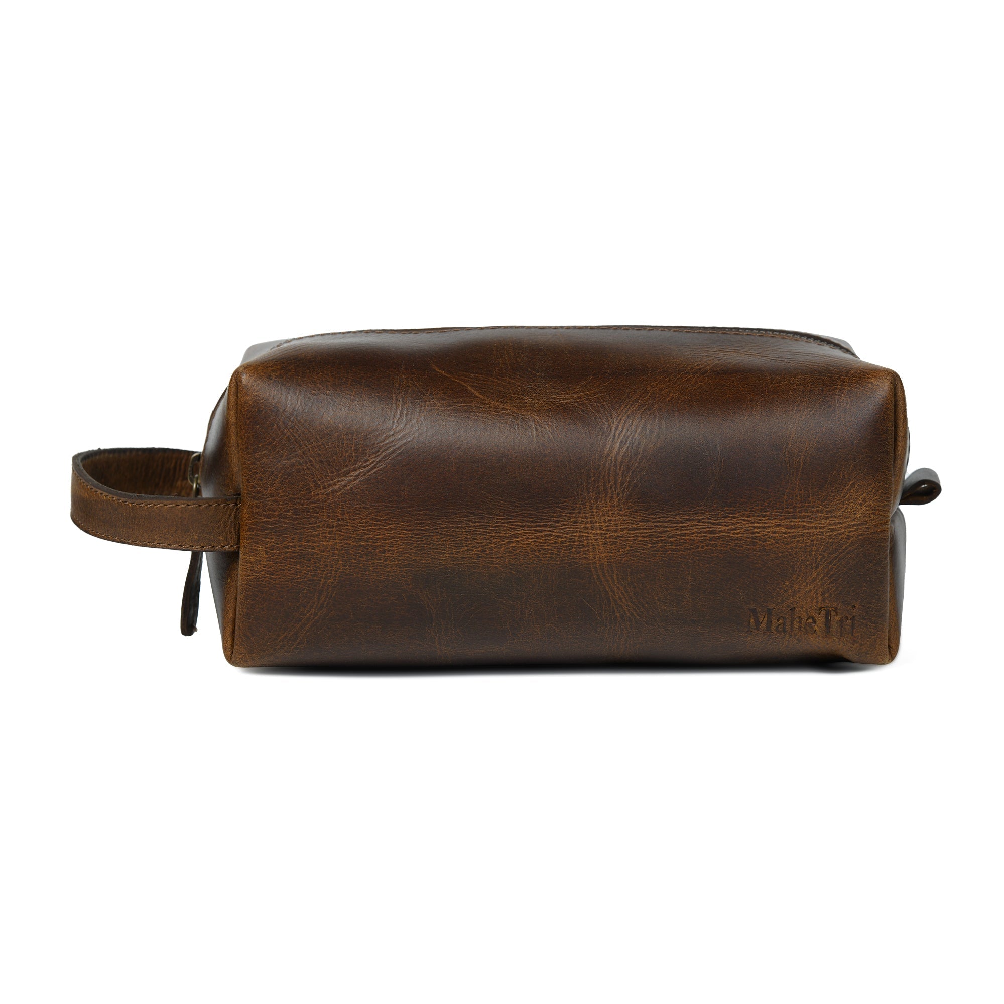The Cambridge Leather Dopp Kit