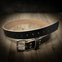 Men's Leather Belt - Black