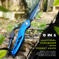 2-Pack Carabiner Knives