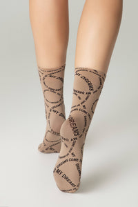 Dense Socks Conte Fantasy - Knitted "My dreams" Design