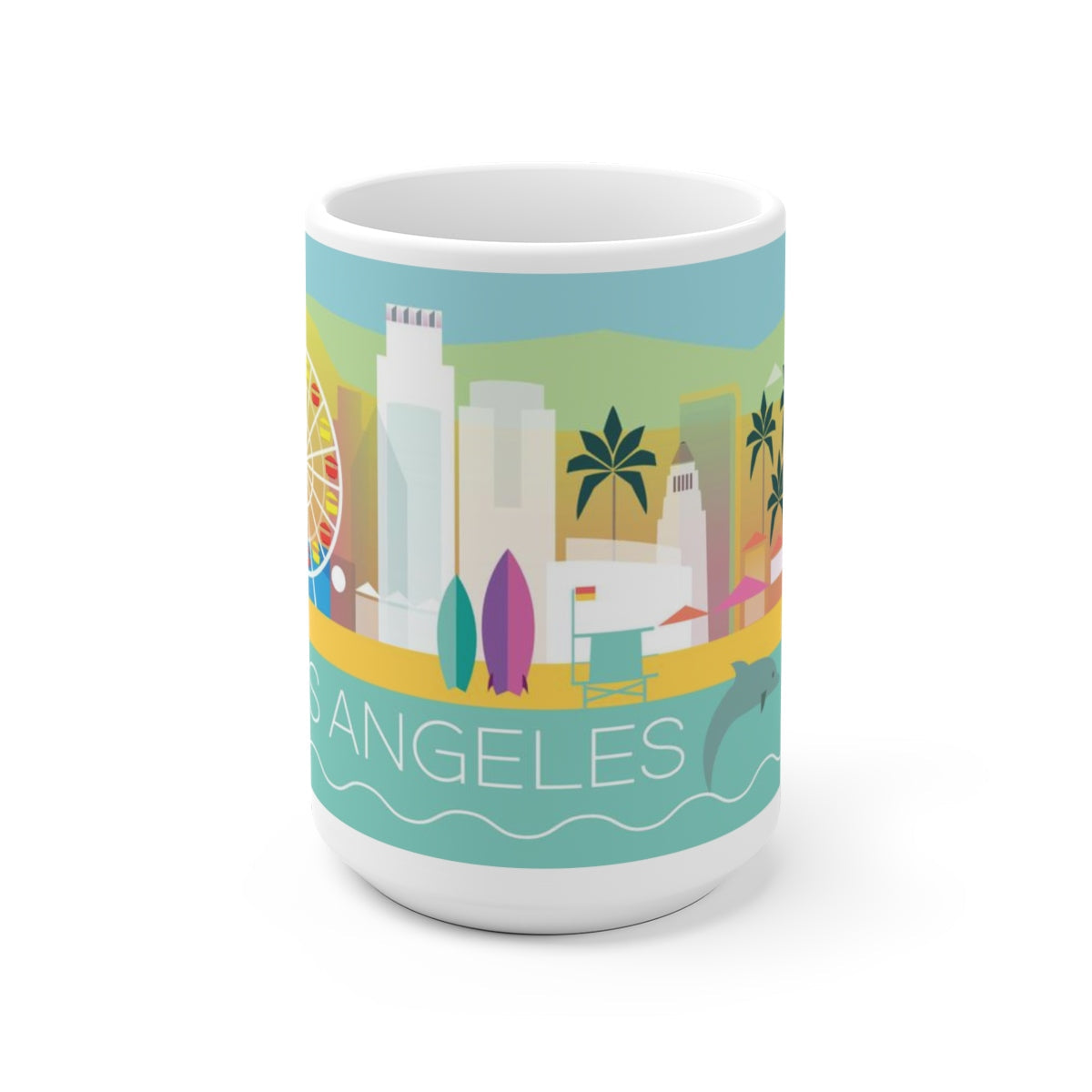 LOS ANGELES 11 OZ OR 15 OZ CERAMIC MUG
