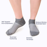 Ankle Compression Socks - Charcoal