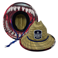 Kids Fun Straw Hats | Beach | Swim Cruise Paddle Board | Boat Fishing | UPF 50 |