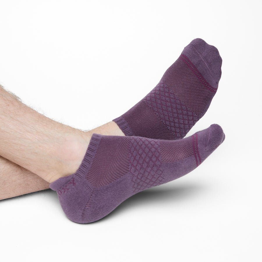 Orchid Purple Ankle Socks