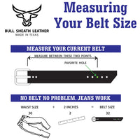 Men's Leather Belt - Black