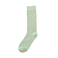 Solid Dusty Sage Green Socks