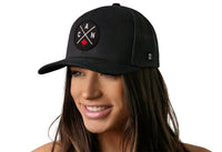Canada Trucker Hat  |  Black CAN X Snapback