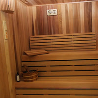 Custom Indoor Sauna Room - 4' x 5' x 8' - Finnish Sauna Builders