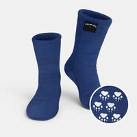 Polar Feet Fleece Socks - Denim