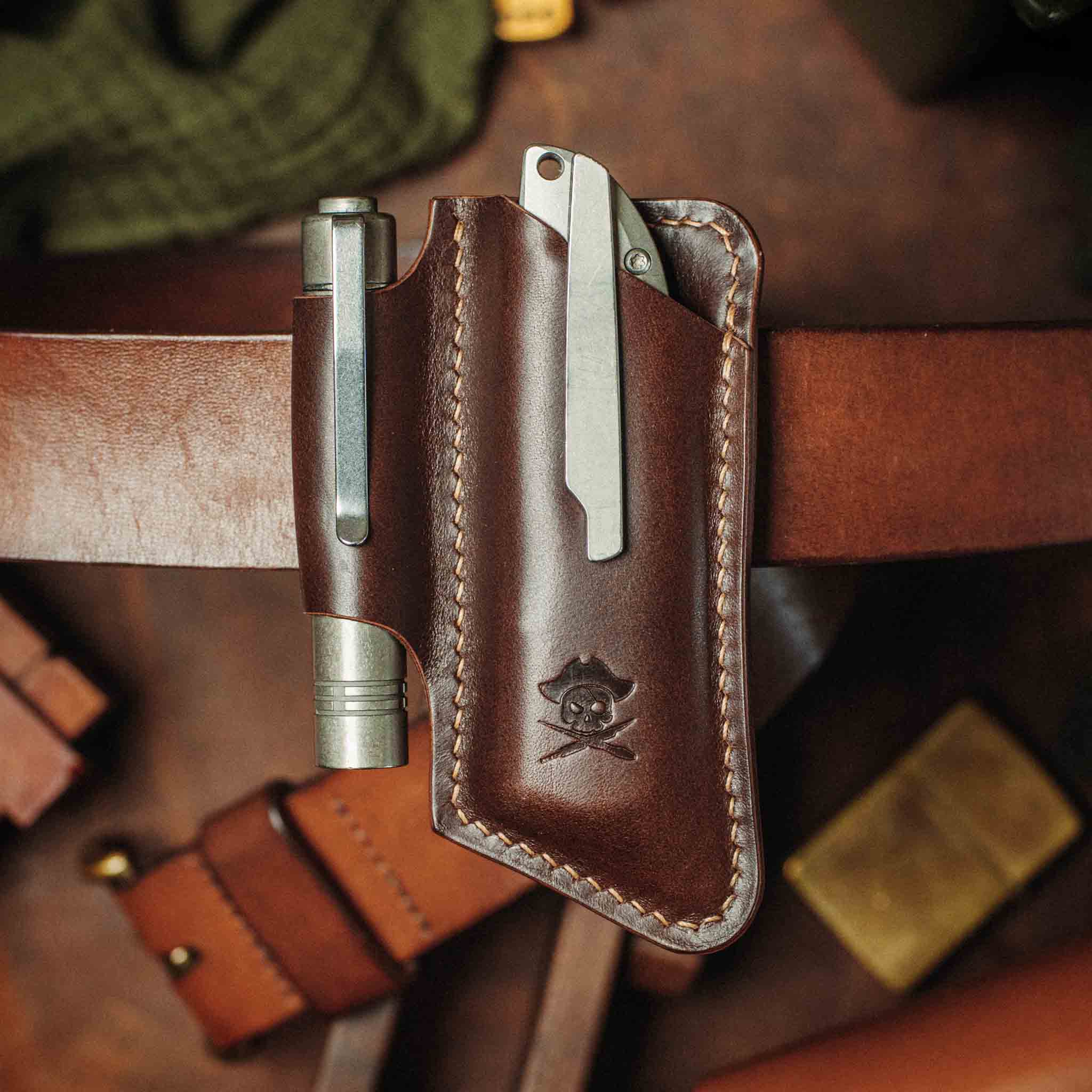 Belt Knife Sheath - Sailor v4 | Leather EDC | Knife Holder