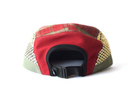 Scosia Plaid Rojo Eight Panel Sport Hat