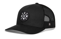 Dallas-Fort Worth Trucker Hat  |  Black DFW X Snapback