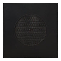 Dalton 40" Square Woven Aluminum Convertible Gas Fire Pit Table