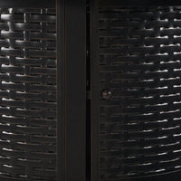 Dalton 40" Square Woven Aluminum Convertible Gas Fire Pit Table