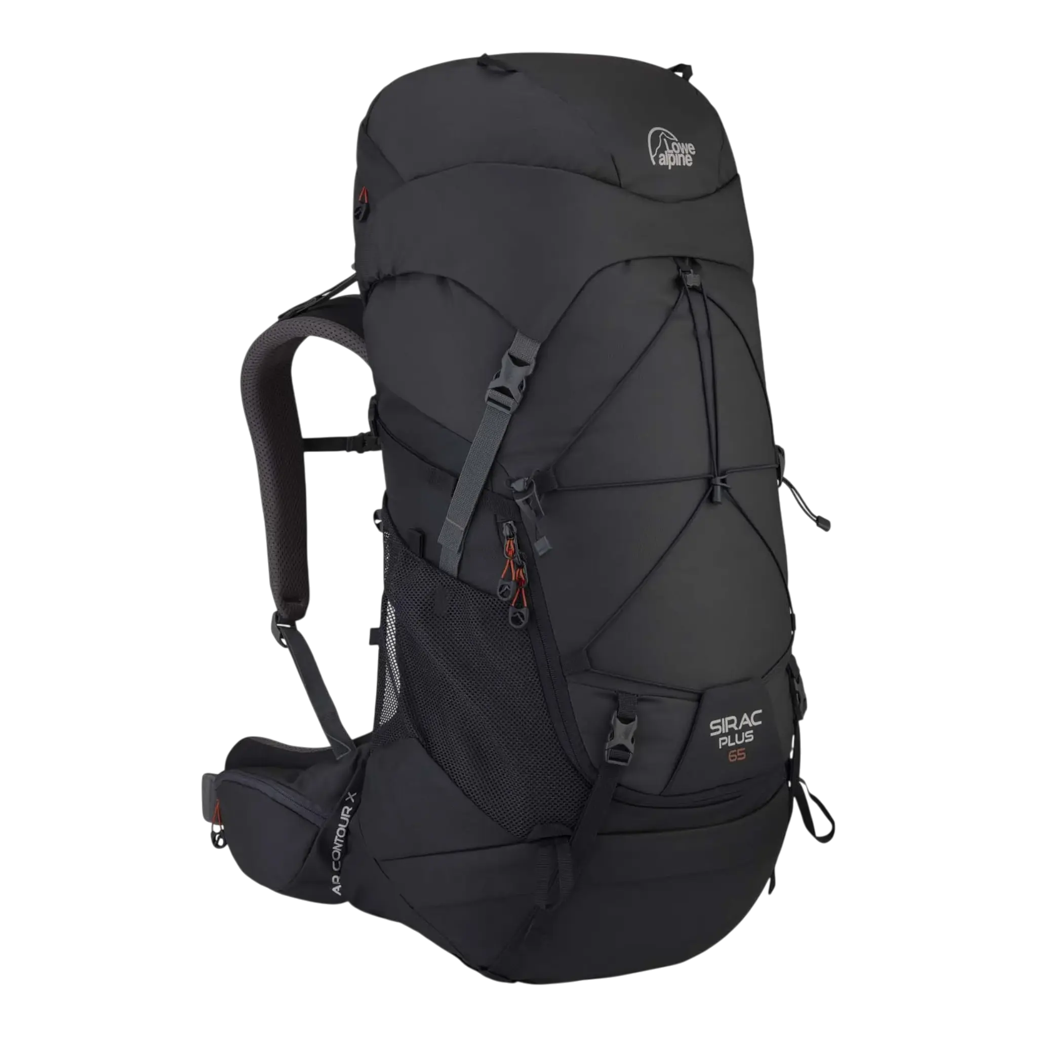 Lowe Alpine Sirac Plus 65L Trekking Pack Unisex Backpack Ebony