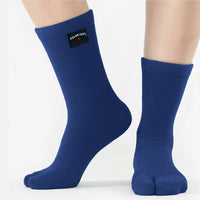 Polar Feet Fleece Tabi Socks - Denim