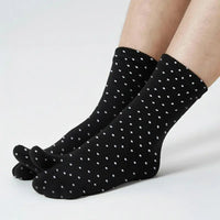 Polar Feet Fleece Tabi Socks - Domino