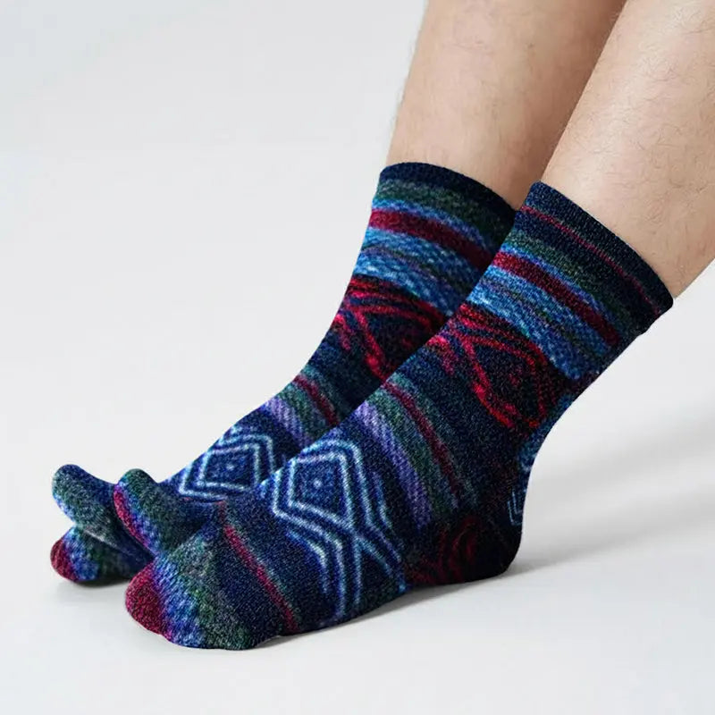 Polar Feet Fleece Tabi Socks - Nordic