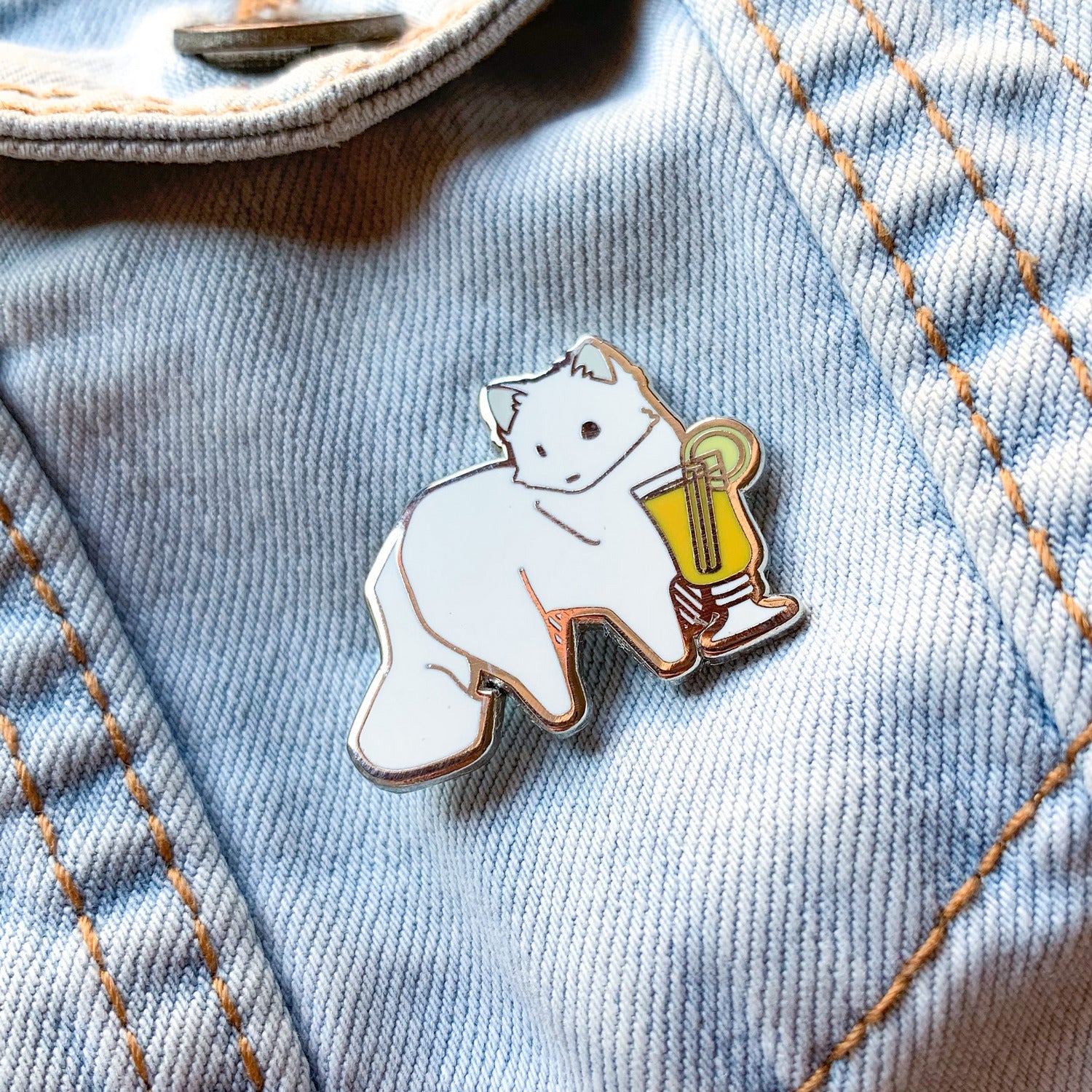 Arctic Fox x Hot Toddy Pin