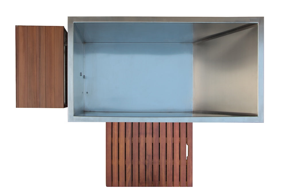 Red Cedar Steel Ice Bath