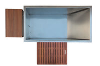 Red Cedar Steel Ice Bath