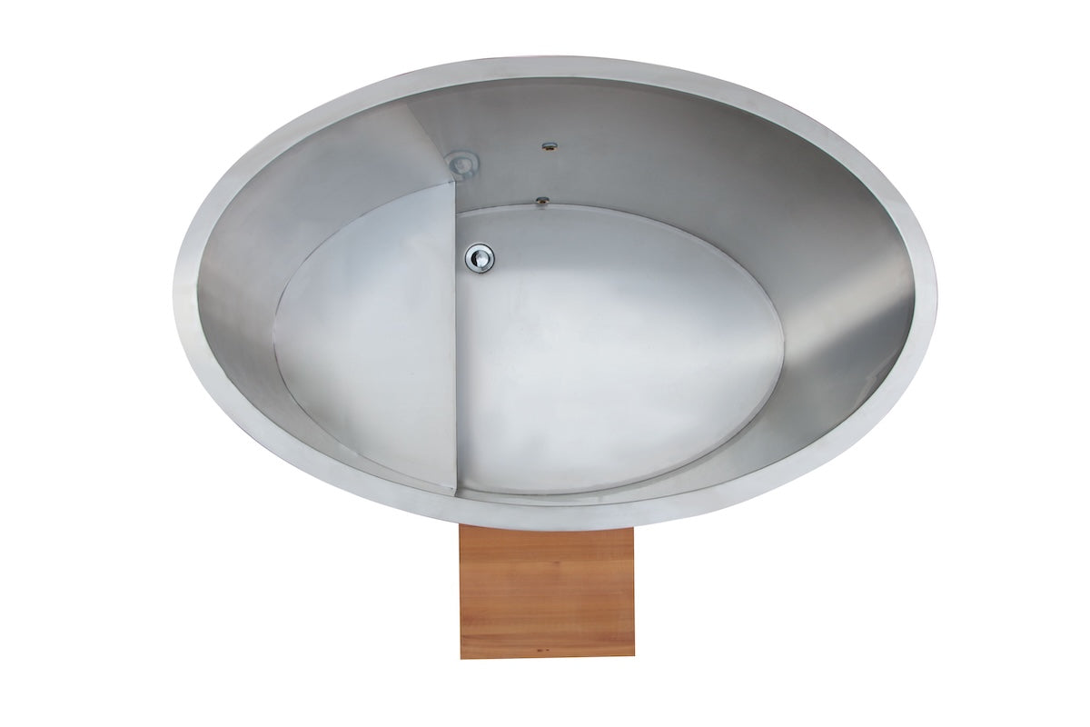 Oval Wood Tub Ice Bath