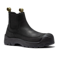 ROCKROOSTER Woodland Brown 6 inch Composite Toe Pull-on Leather Work Boots AK664