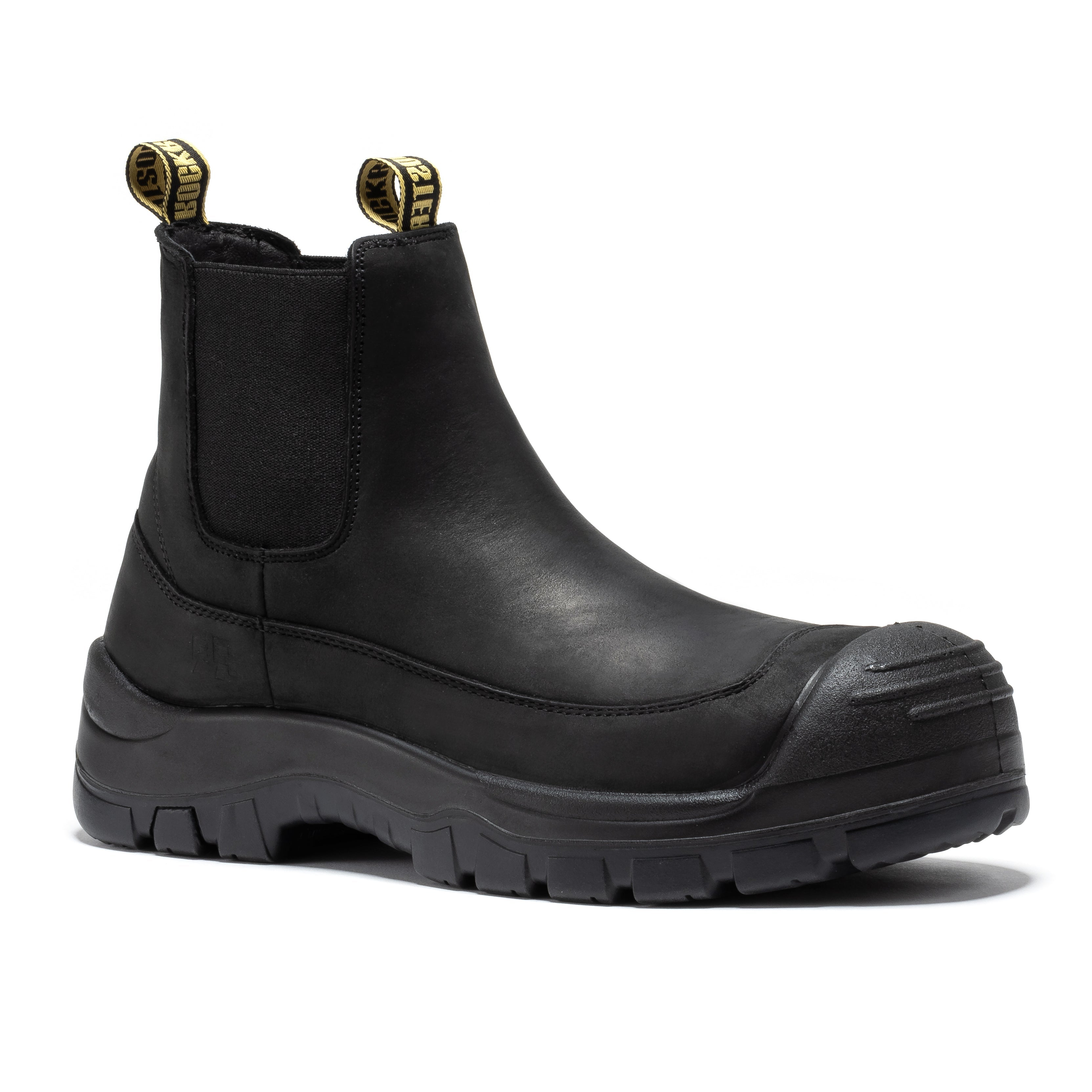 ROCKROOSTER Woodland Brown 6 inch Composite Toe Pull-on Leather Work Boots AK664