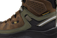 ROCKROOSTER Woodland Brown 6 inch Composite Toe Waterproof Leather Work Boots AK661