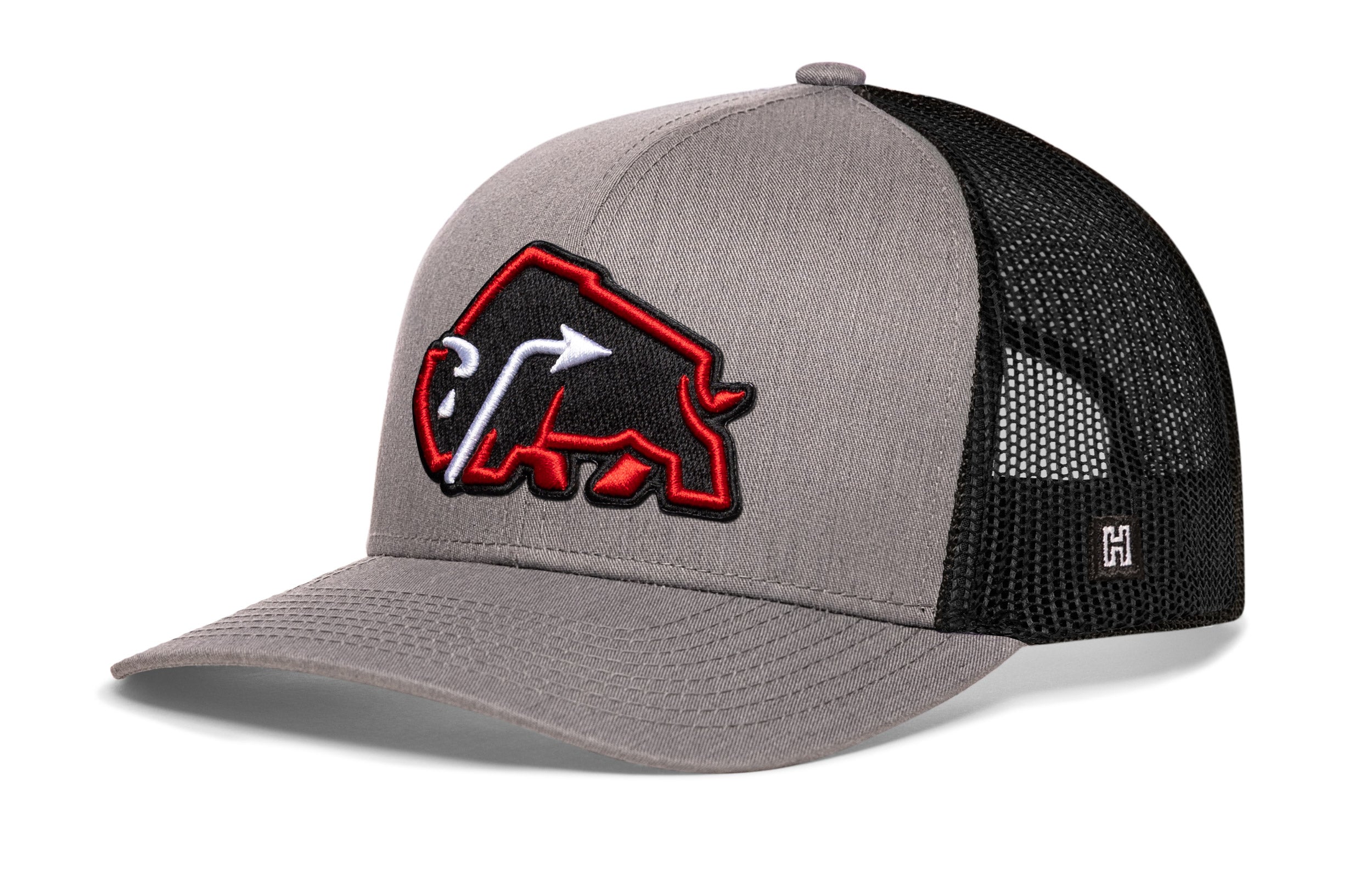 JBR x Haka Red Bison  |  Gray-Black Buffalo Snapback