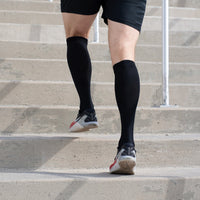Knee-High Compression Socks – Solid Black