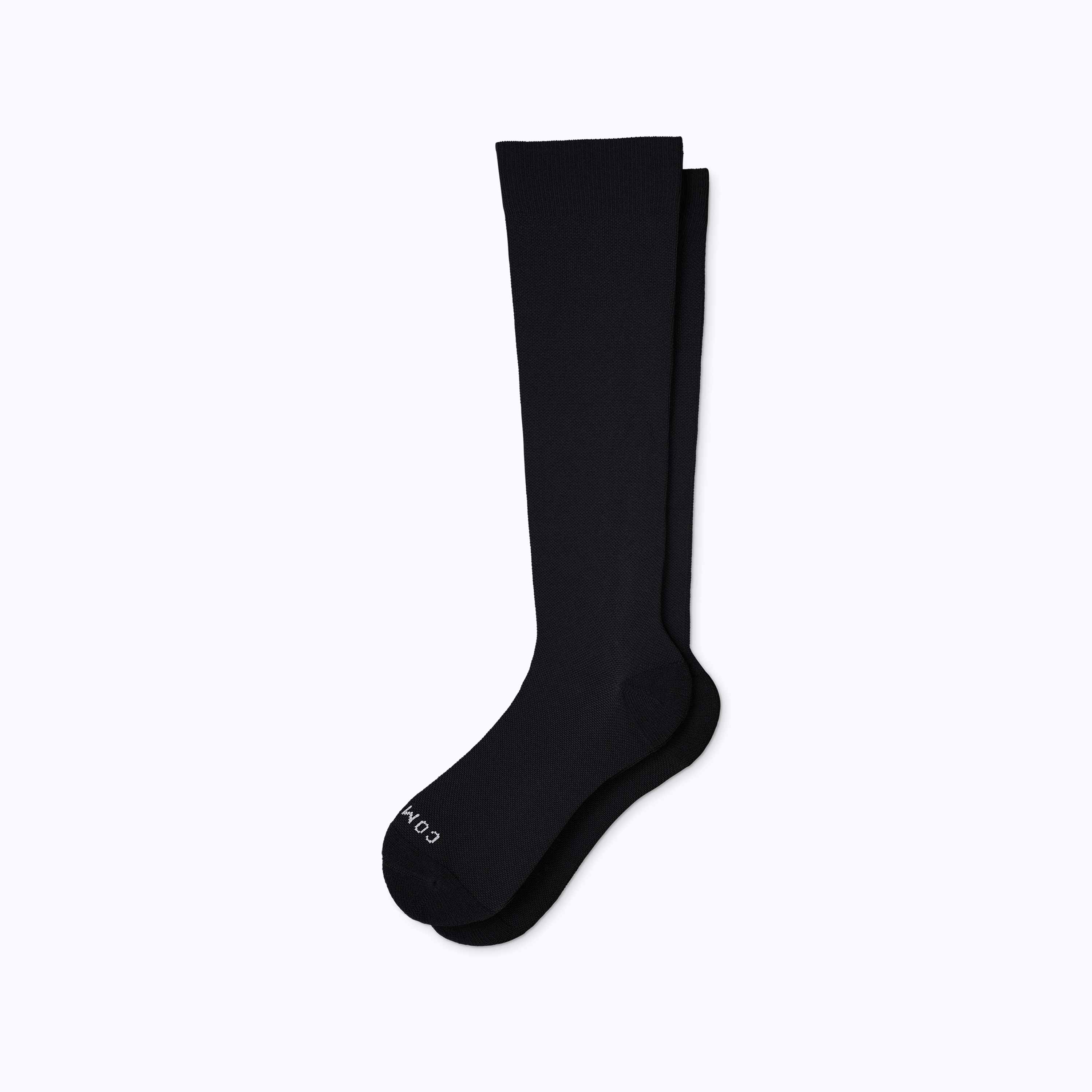 Knee-High Compression Socks – Solid Black