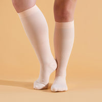 Knee-High Compression Socks – Solid Rose