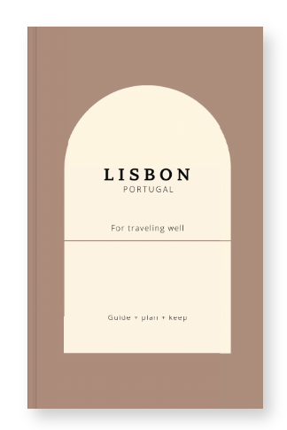 Trip Planner Portugal: A Lisbon Travel Book for a Smooth Adventure
