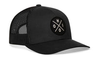 Ohio Trucker Hat  |  Black OHIO X Snapback
