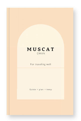 Muscat, Oman Travel Guidebook – 2025 Trip Planner & Journal
