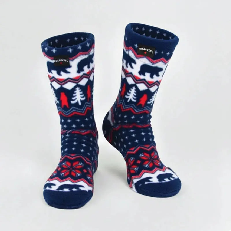 Kids' Fleece Socks - Polar Bear