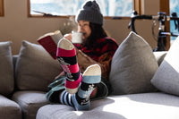 Cheeky Alpini Striped Magic Wool Socks