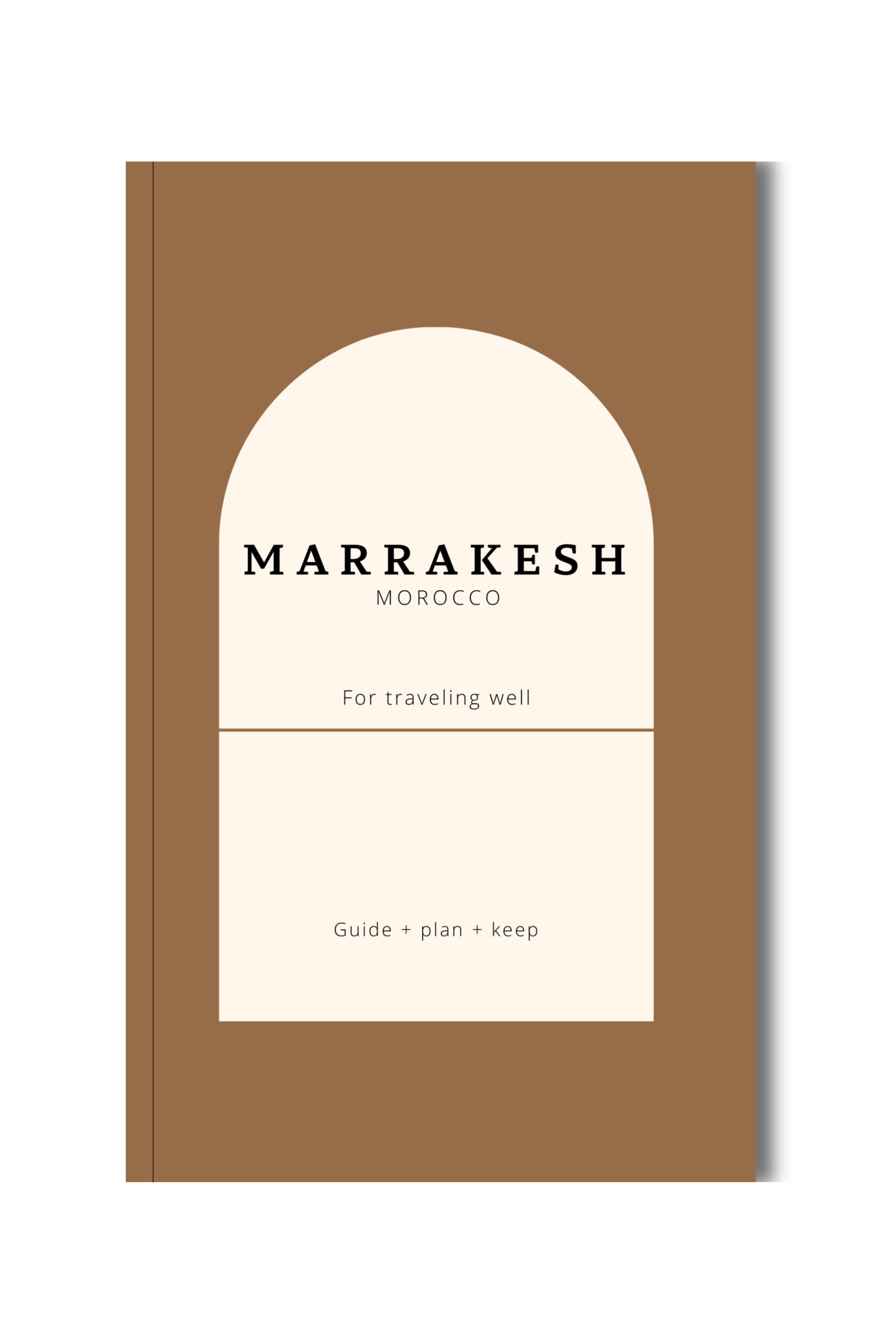 Marrakesh (Marrakech) Planner & Travel Guidebook | Printed for Mindful Travelers