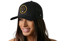 Pittsburgh Trucker Hat  |  Black PIT X Football Snapback