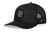 Portland Trucker Hat  |  Black PDX X Snapback