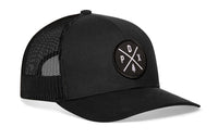 Portland Trucker Hat  |  Black PDX X Snapback