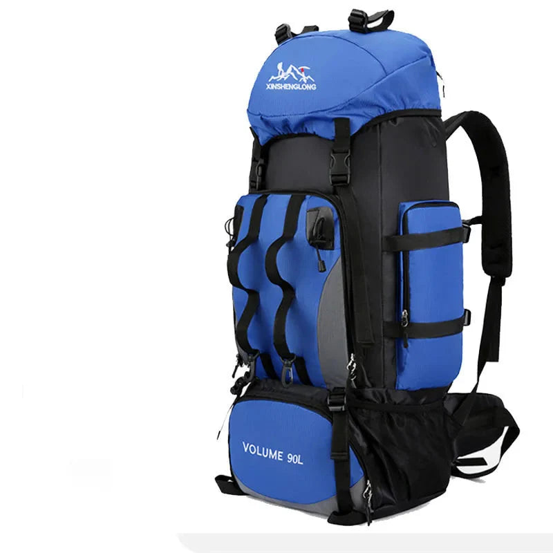 Men's 90L Camping Backpack Large Capacity for Travel & Hiking Gear