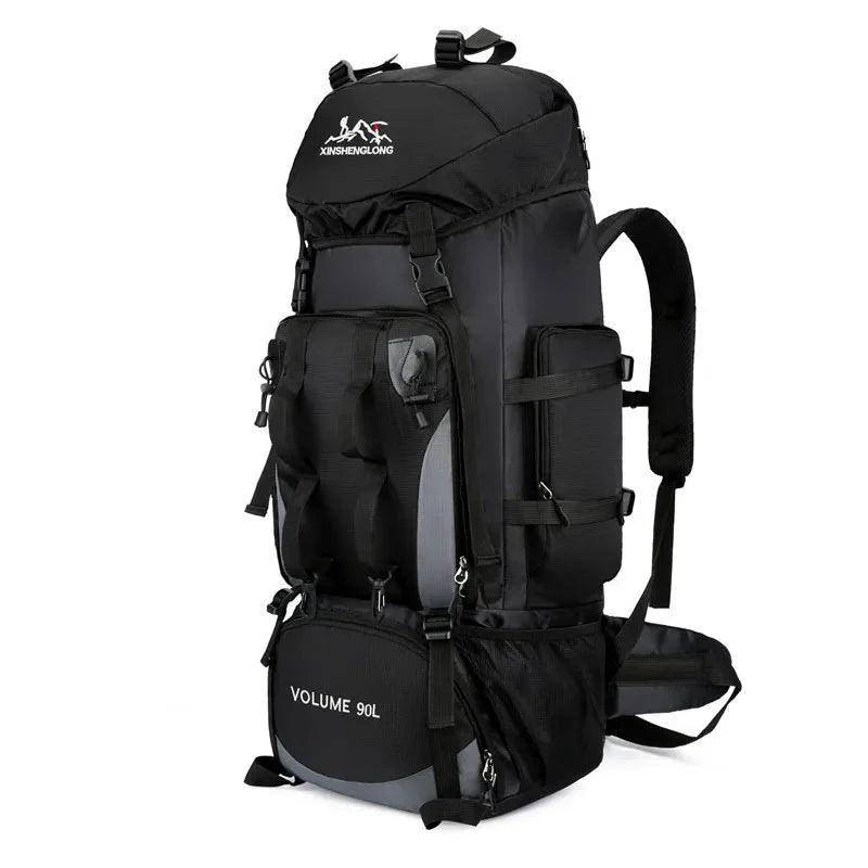Men's 90L Camping Backpack Large Capacity for Travel & Hiking Gear