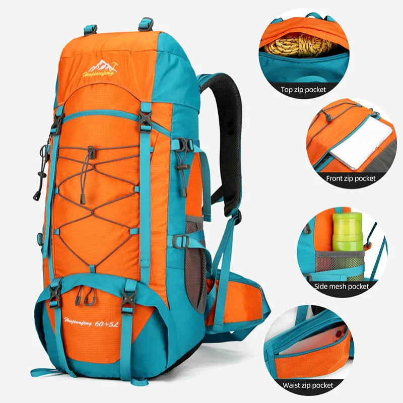 Large Capacity Outdoor Climbing Backpack | Hiking & Trekking