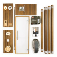 Custom Indoor Sauna Room - 3' x 4' x 8' - Finnish Sauna Builders