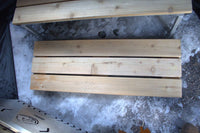 Cedar Flooring for Sauna Tent