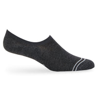Beau Charcoal No Show Socks